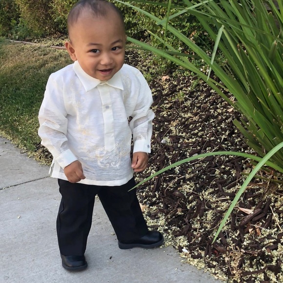 Toddler Barong size 0 - Picture 3 of 6